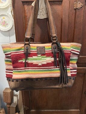 STS Ranchwear Western Serape Tote Bag 🤎 and matching wallet